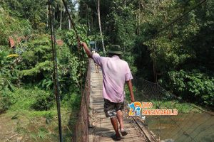 Jembatan yang dibangung Kodim 0625/Pangandara 